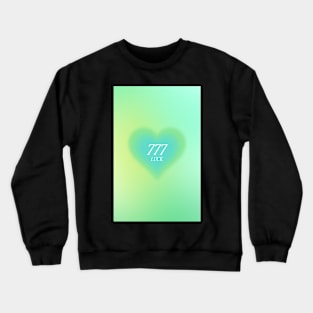 Angel Number 777 Heart Aura Crewneck Sweatshirt